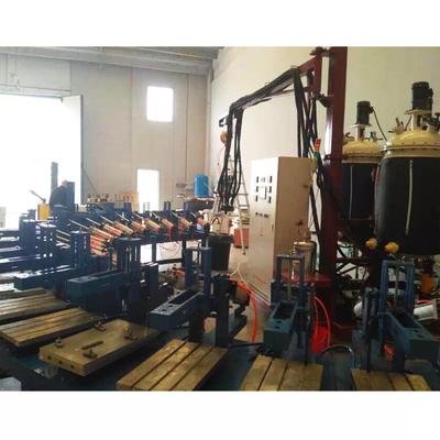 พื้นรองเท้าโพลียูรีเทนขนสัตว์ 1.5kW เครื่องฉีดขึ้นรูปรองเท้า